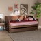 Baxton Studio Jameson Walnut Finished Expandable Twin Size to King Size Daybed 167-10733 - alternate 9